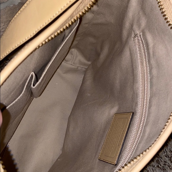 Coach tan leather handbag - Picture 7 of 10